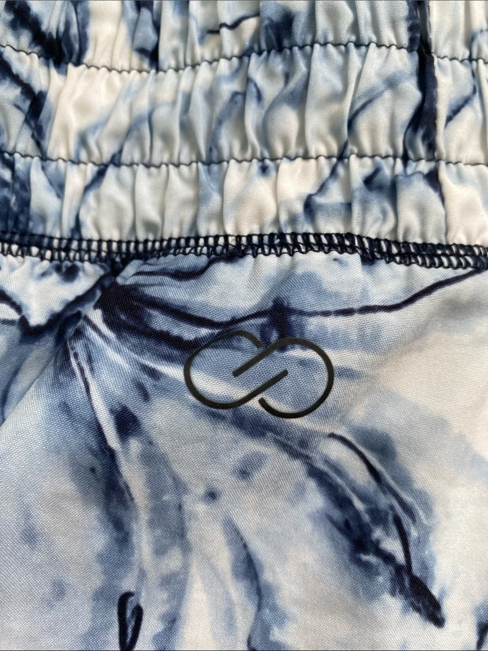 Calia Abstract Tie-Dye Blue Floral Women’s Shorts
